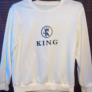 King’ white long sleeve